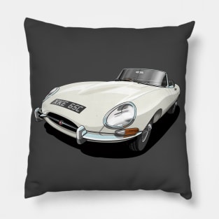 Jaguar e-type roadster Pillow