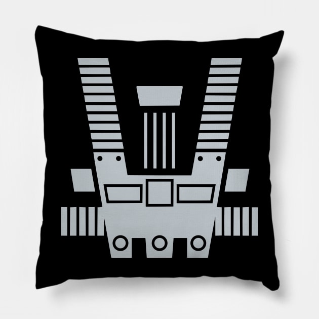 Black Spacesuit Pillow by GrantMcDougall