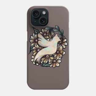 Dove of Peace No War Anti War Bird Phone Case