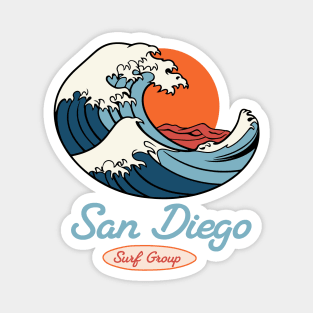 San Diego Surfing Group Magnet