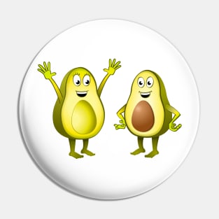 Two happy avocado’s Pin