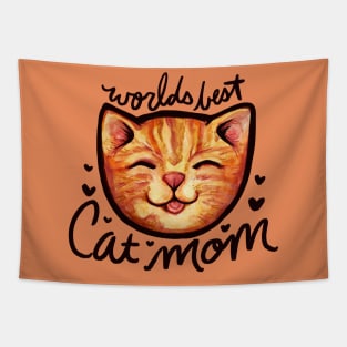 World's Best Cat Mom Tapestry