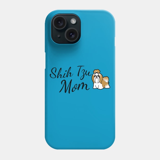Shih Tzu Dog Mom Phone Case by tribbledesign