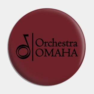 Orchestra Omaha Logo - Black Pin