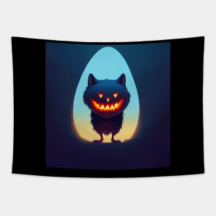 Halloween Little Werewolf Tapestry