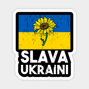 Slava Ukraini Glory to Ukraine Flag Magnet