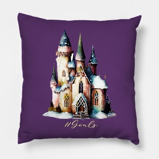 Hashtag Goals - Fairy Princess Fantasy Castle Pillow