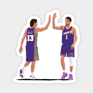 Suns Past and Present Magnet