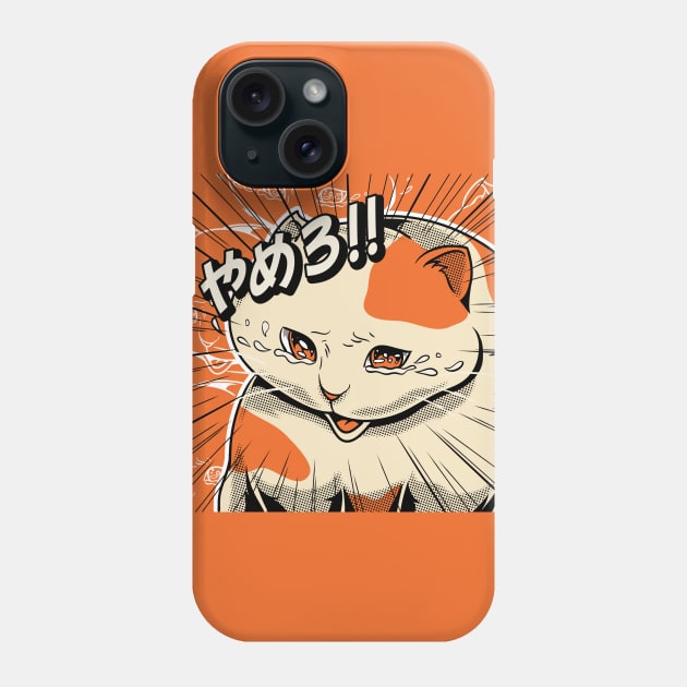 Crying Cat Phone Case by unygara