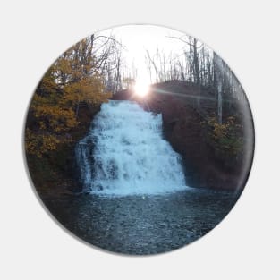 Waterfall in the woods Pin