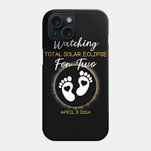 Pregnant Women And Eclipse Phone Case