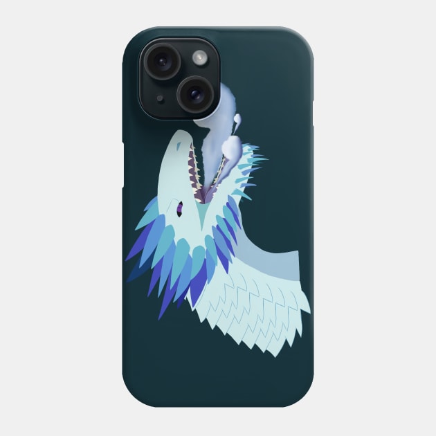 Ice Dragon Phone Case by mystykm-merch