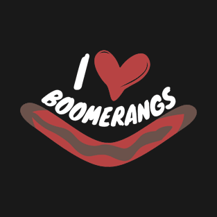 Boomerang Love Heart Sport Traditional T-Shirt