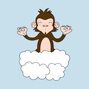 Meditating Monkey T-Shirt