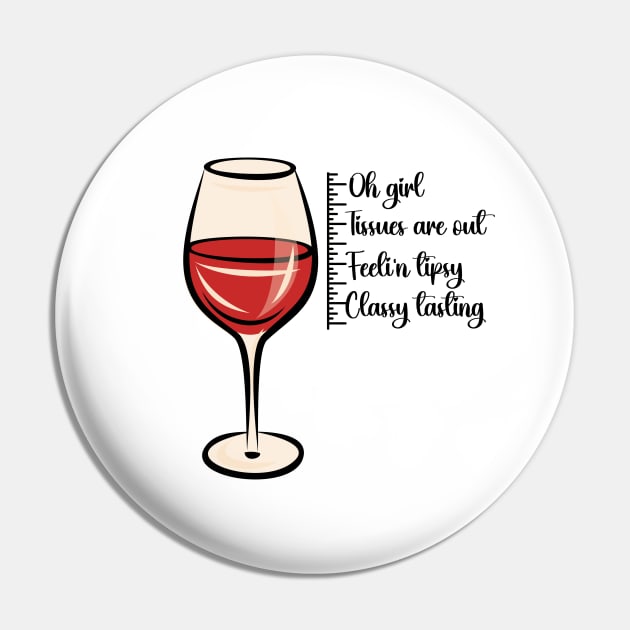 Size Chart Glass of wine Pin by Fifi Art