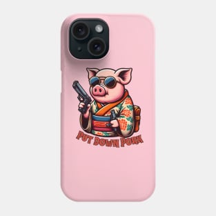 Shooting pig Phone Case