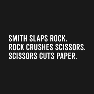 Slap. Rock. Paper. Scissors Rules. T-Shirt