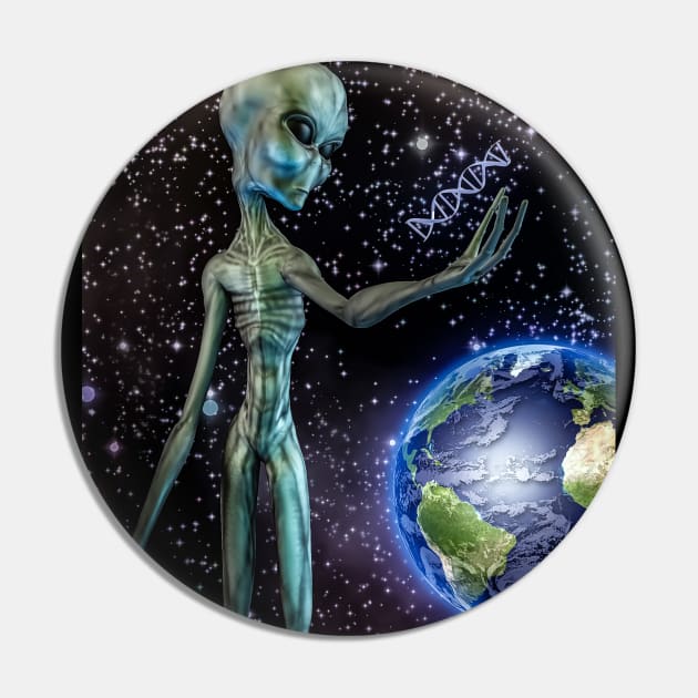 Alien Life Pin by rolffimages