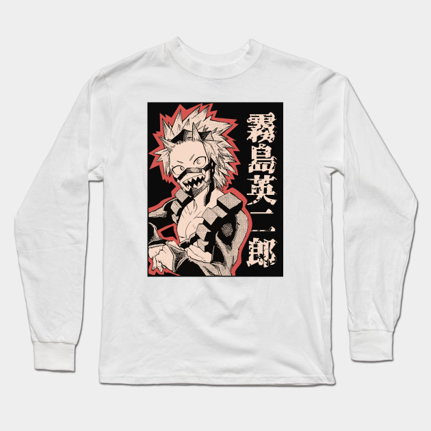 Kirishima Eijiro My Hero Academia Anime Kirishima Long Sleeve