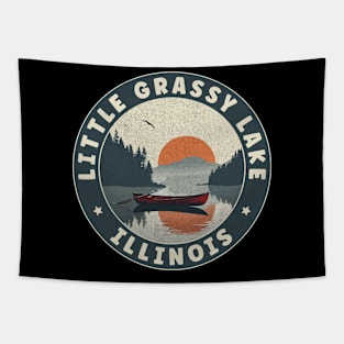 Little Grassy Lake Illinois Sunset Tapestry