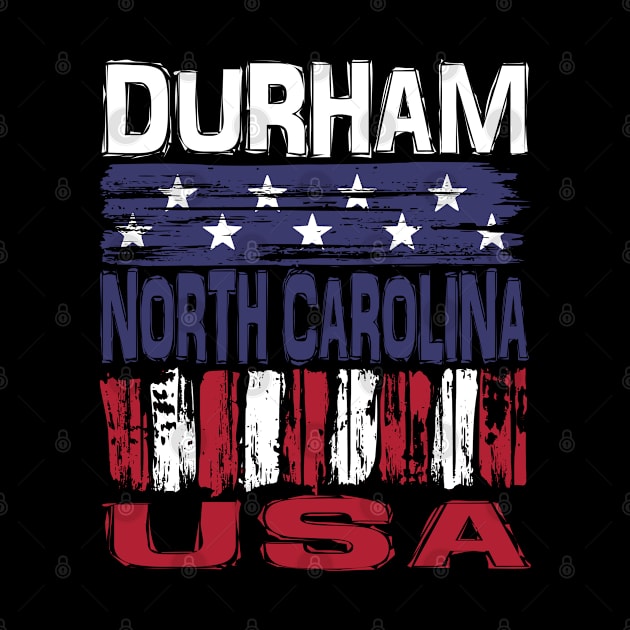 Durham North Carolina USA T-Shirt by Nerd_art