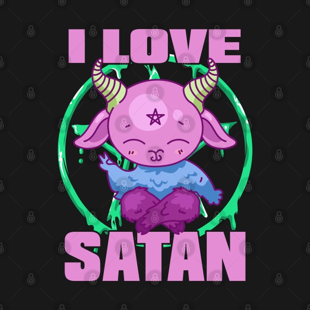 I Love Satan by CultTees