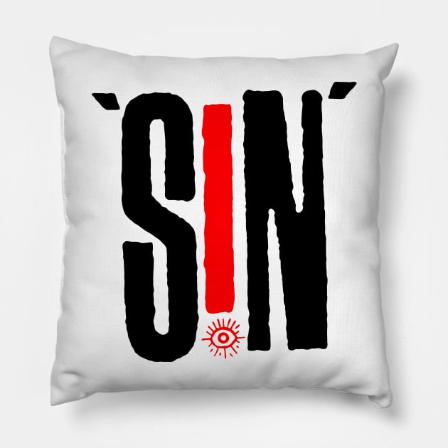 Sin Pillow by Stupiditee