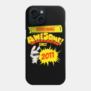 Redefining Awesome Since 2011 Kids Birth Year Phone Case