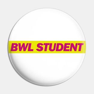 BWL Student - FDP Meme Spruch Pin