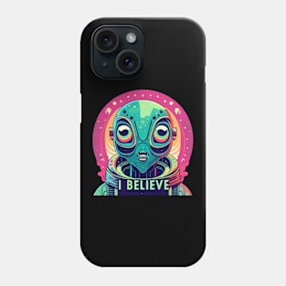 I Believe Alien Encounter Top Phone Case