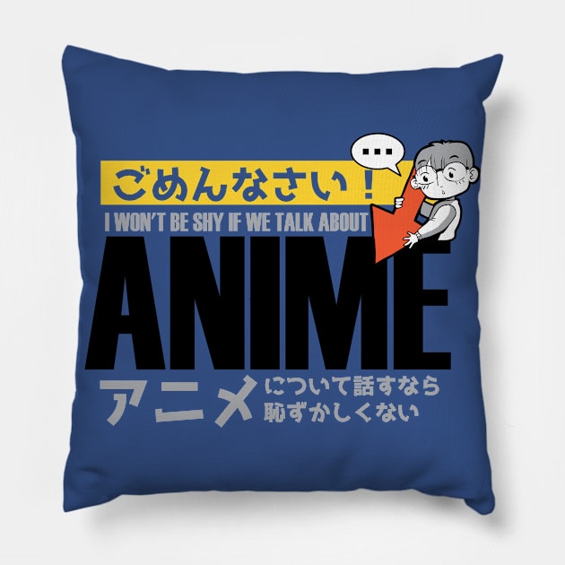 Shy Anime Pillow by Hmus