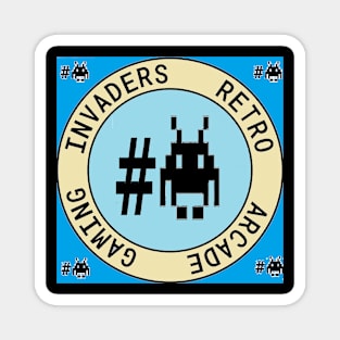 Space Invaders Retro Arcade Gaming by LowEndGraphics Magnet