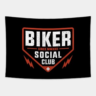 Biker Social Club Tapestry