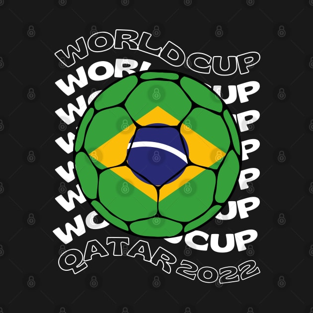 Brazil Football by footballomatic