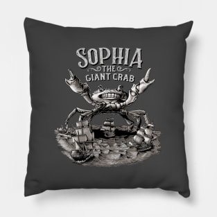 Sophia the giant crab Pillow