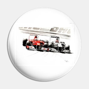 Michael Schumacher vs  Fernando Alonso Pin