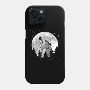 Howling Wolf Moon Phone Case