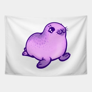 Purple Baby Ringed Seal the Animal Tapestry