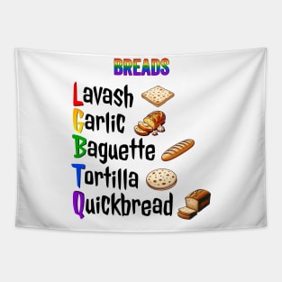 Breads of the Rainbow Lavash Garlic Baguette Tortilla Quick LGBTQ Tapestry