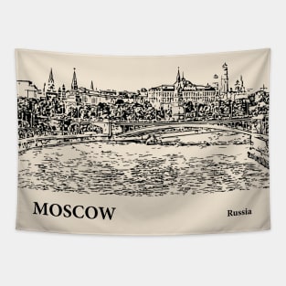 Moscow - Russia Tapestry