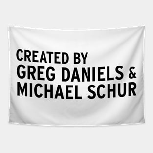 Parks and Recreation | Created by Greg Daniels & Michael Schur Tapestry