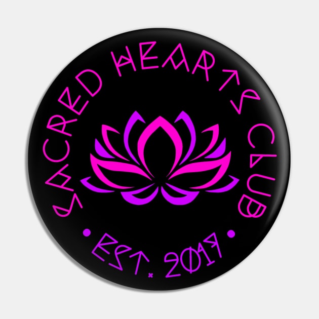 Sacred Hearts Club Circular Logo Pin by Inevinable