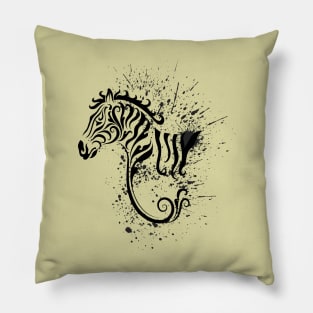 Zebra Ink Pillow