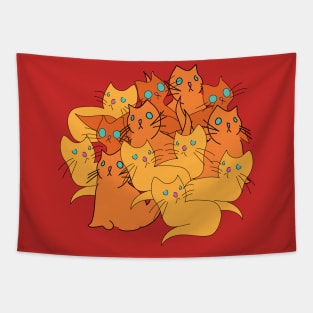 Ball of Kitties Tapestry