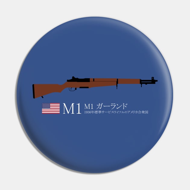 M1 Garand 1936 standard U.S. service rifle historical U.S. weapon white in Japanese M1 ガーランド 1936年標準サービスライフルのアメリカ合衆国 Pin by FOGSJ