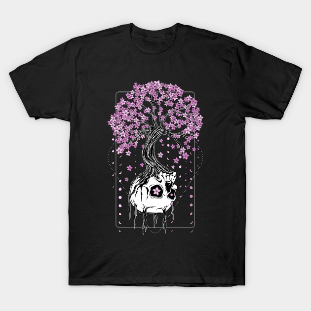 Discover Afterlife - Floral Skull - T-Shirt