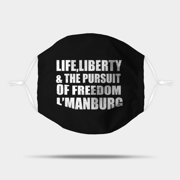 L'manburg Minecraft City L Manburg Dream Minecraft Mask Teepublic l manburg