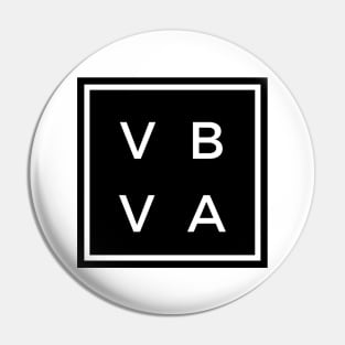 VBVA Virginia Beach Virginia Design by CoVA Tennis Pin