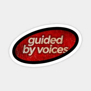 Guided By Voices - simple red elips vintage Magnet