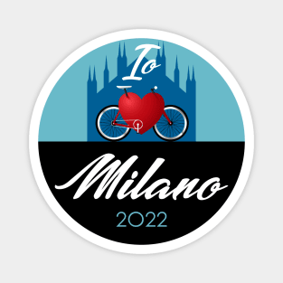 I ❤️🚲 Milano (Blue) Magnet